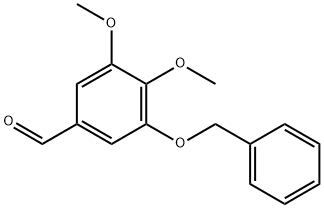 3-BENZYLOXY-4,5-DIMETHOXY-BENZALDEHYDE 结构式