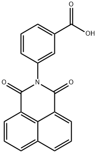 3-(1,3-DIOXO-1H-BENZO[DE]ISOQUINOLIN-2(3H)-YL)BENZOIC ACID 结构式