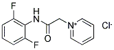 N1-(2,6-DIFLUOROPHENYL)-2-PYRIDINIUM-1-YLACETAMIDE CHLORIDE 结构式