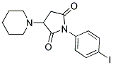 1-(4-IODOPHENYL)-3-PIPERIDINODIHYDRO-1H-PYRROLE-2,5-DIONE 结构式