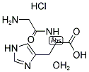 GLYCYL-L-HISTIDINE HYDROCHLORIDE HYDRATE 结构式