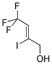 4,4,4-TRIFLUORO-2-IODOBUT-2-EN-1-OL 结构式