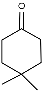 4,4-DIMETHYLCYCLOHEXANONE 结构式