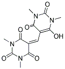 5-[(6-Hydroxy-1,3-dimethyl-2,4-dioxo-1,2,3,4-tetrahydro-5-pyrimidinyl)methylene]-1,3-dimethyl-2,4,6(1H,3H,5H)-pyrimidinetrione 结构式
