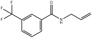 N-ALLYL-3-TRIFLUOROMETHYL-BENZAMIDE 结构式