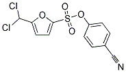 4-CYANOPHENYL 5-(DICHLOROMETHYL)FURAN-2-SULFONATE 结构式