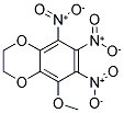 5-METHOXY-6,7,8-TRINITRO-2,3-DIHYDRO-1,4-BENZODIOXINE 结构式
