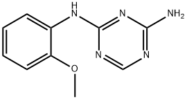 N2-(2-Methoxyphenyl)-1,3,5-triazine-2,4-diamine 结构式