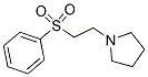 1-[2-(PHENYLSULFONYL)ETHYL]PYRROLIDINE 结构式