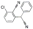 2-CHLORO-6-[CYANO(PHENYL)METHYL]BENZENECARBONITRILE 结构式