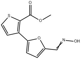 METHYL 3-(5-[(HYDROXYIMINO)METHYL]-2-FURYL)-2-THIOPHENECARBOXYLATE 结构式