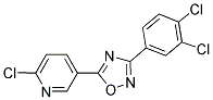 2-CHLORO-5-[3-(3,4-DICHLOROPHENYL)-1,2,4-OXADIAZOL-5-YL]PYRIDINE 结构式