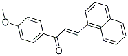 1-(4-METHOXYPHENYL)-3-(1-NAPHTHYL)PROP-2-EN-1-ONE 结构式