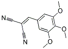 ((3,4,5-TRIMETHOXYPHENYL)METHYLENE)METHANE-1,1-DICARBONITRILE 结构式