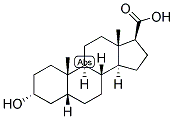 3-ALPHA-HYDROXY-5-BETA-ETIANIC ACID 结构式