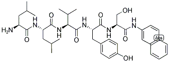 H-LEU-LEU-VAL-TYR-SER-BETANA 结构式