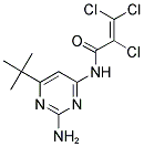 N1-[2-AMINO-6-(TERT-BUTYL)PYRIMIDIN-4-YL]-2,3,3-TRICHLOROACRYLAMIDE 结构式