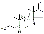 5-ALPHA-PREGNAN-3-BETA-OL 结构式