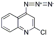 2-CHLORO-4-QUINOLYL AZIDE 结构式