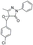 2-(4-CHLOROPHENYL)-7-METHYL-5-PHENYL-1-OXA-5,6-DIAZASPIRO[2.4]HEPT-6-EN-4-ONE 结构式