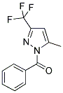 (5-甲基-3-(三氟甲基)-1H-吡唑-1-基)(苯基)甲酮 结构式
