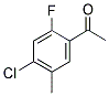 4'-CHLORO-2'-FLUORO-5'-METHYLACETOPHENONE 结构式