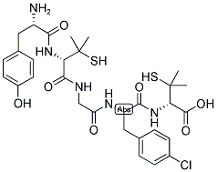 TYR-DPEN-GLY-PCLPHE-DPEN 结构式