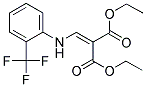 Diethyl 2-([2-(trifluoromethyl)anilino]methylene)malonate 结构式
