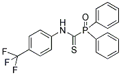 N-[4-(TRIFLUOROMETHYL)PHENYL]OXO(DIPHENYL)PHOSPHORANECARBOTHIOAMIDE 结构式