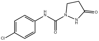N-(4-CHLOROPHENYL)-3-OXO-1-PYRAZOLIDINECARBOXAMIDE 结构式