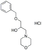 1-(BENZYLOXY)-3-MORPHOLIN-4-YLPROPAN-2-OL HYDROCHLORIDE 结构式