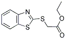 ETHYL 2-BENZOTHIAZOL-2-YLTHIOACETATE 结构式