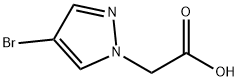 4-溴吡唑基乙酸 结构式