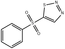 5-(PHENYLSULFONYL)-1,2,3-THIADIAZOLE 结构式