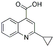 2-CYCLOPROPYL-4-QUINOLINECARBOXYLIC ACID 结构式