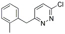 3-CHLORO-6-(2-METHYL-BENZYL)-PYRIDAZINE 结构式