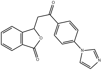 3-(2-[4-(1H-IMIDAZOL-1-YL)PHENYL]-2-OXOETHYL)-2-BENZOFURAN-1(3H)-ONE 结构式