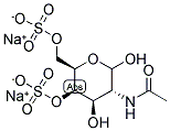 N-ACETYL-D-GALACTOSAMINE-4,6-DI-O-SULPHATE (2NA) 结构式