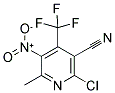 2-CHLORO-6-METHYL-5-NITRO-4-(TRIFLUOROMETHYL)NICOTINONITRILE 结构式