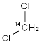 DICHLOROMETHANE,[14C] 结构式