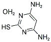 4,6-DIAMINO-2-MERCAPTOPYRIMIDINE HEMIHYDRATE 结构式