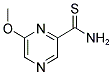 6-METHOXYPYRAZINE-2-CARBOTHIOAMIDE 结构式