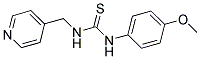 ((4-METHOXYPHENYL)AMINO)((4-PYRIDYLMETHYL)AMINO)METHANE-1-THIONE 结构式