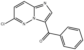 6-氯咪唑并[1.2-B]哒嗪-3-苯基酮 结构式