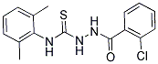 2-(2-CHLOROBENZOYL)-N-(2,6-DIMETHYLPHENYL)HYDRAZINECARBOTHIOAMIDE 结构式