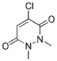 4-CHLORO-1,2-DIMETHYL-1,2-DIHYDROPYRIDAZINE-3,6-DIONE 结构式