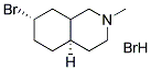 7-BROMO-2-METHYLPERHYDROISOQUINOLINE HYDROBROMIDE 结构式