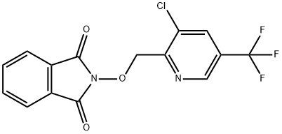 2-([3-CHLORO-5-(TRIFLUOROMETHYL)-2-PYRIDINYL]METHOXY)-1H-ISOINDOLE-1,3(2H)-DIONE 结构式