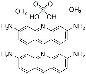 3,6-DIAMINOACRIDINE HEMISULFATE DIHYDRATE 结构式