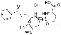 BENZOYL-GLY-L-HIS-LEU MONOHYDRATE 结构式